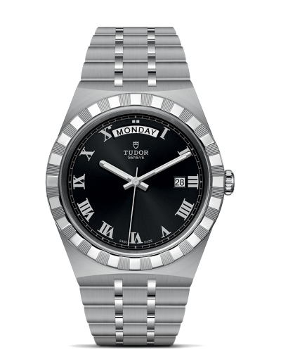 Tudor Royal 41 mm steel case, Black dial (watches)